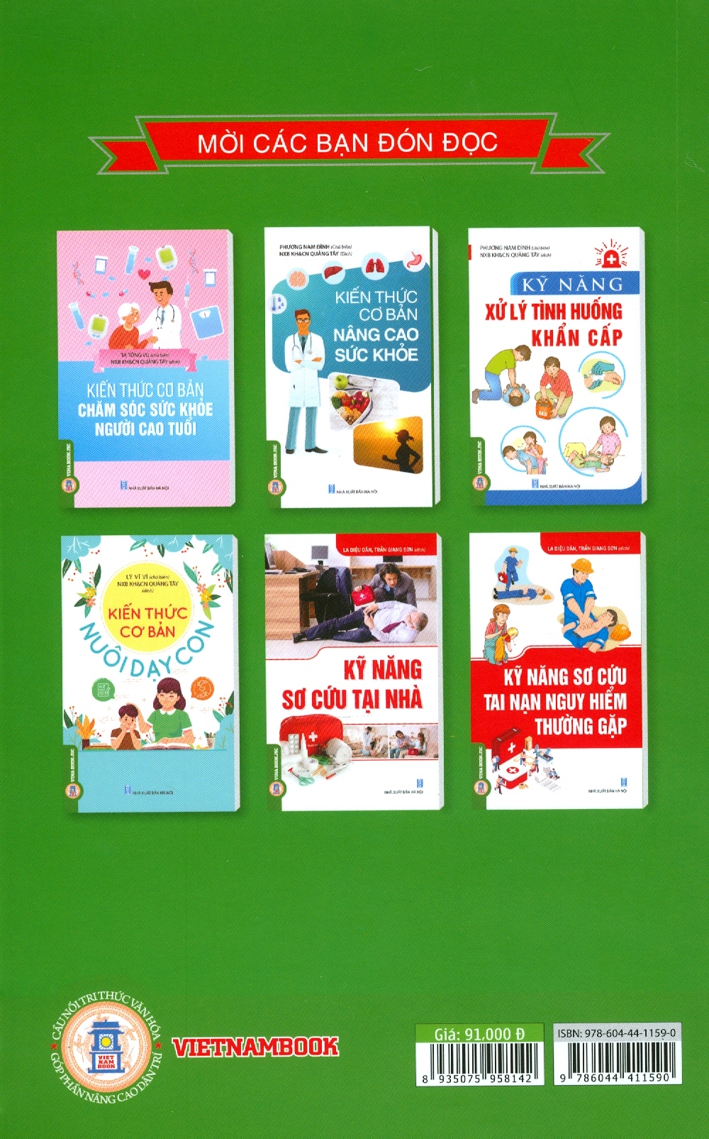 Kỹ Năng Sơ Cứu Tại Nhà (Tái bản 2024) - La Diệu Dân, Trần Giang Sơn dịch