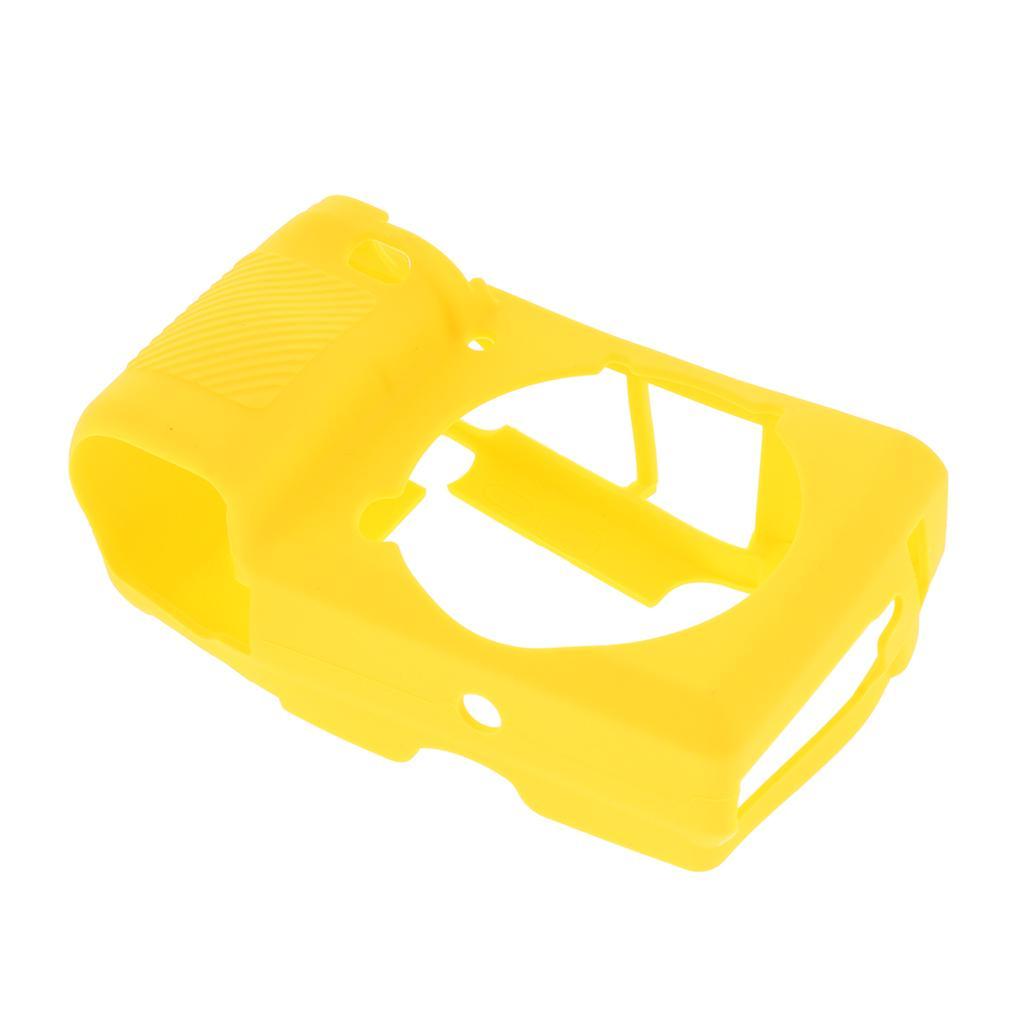 Silicone Camera Case Full Body Protective Cover for Sony A6300 Black