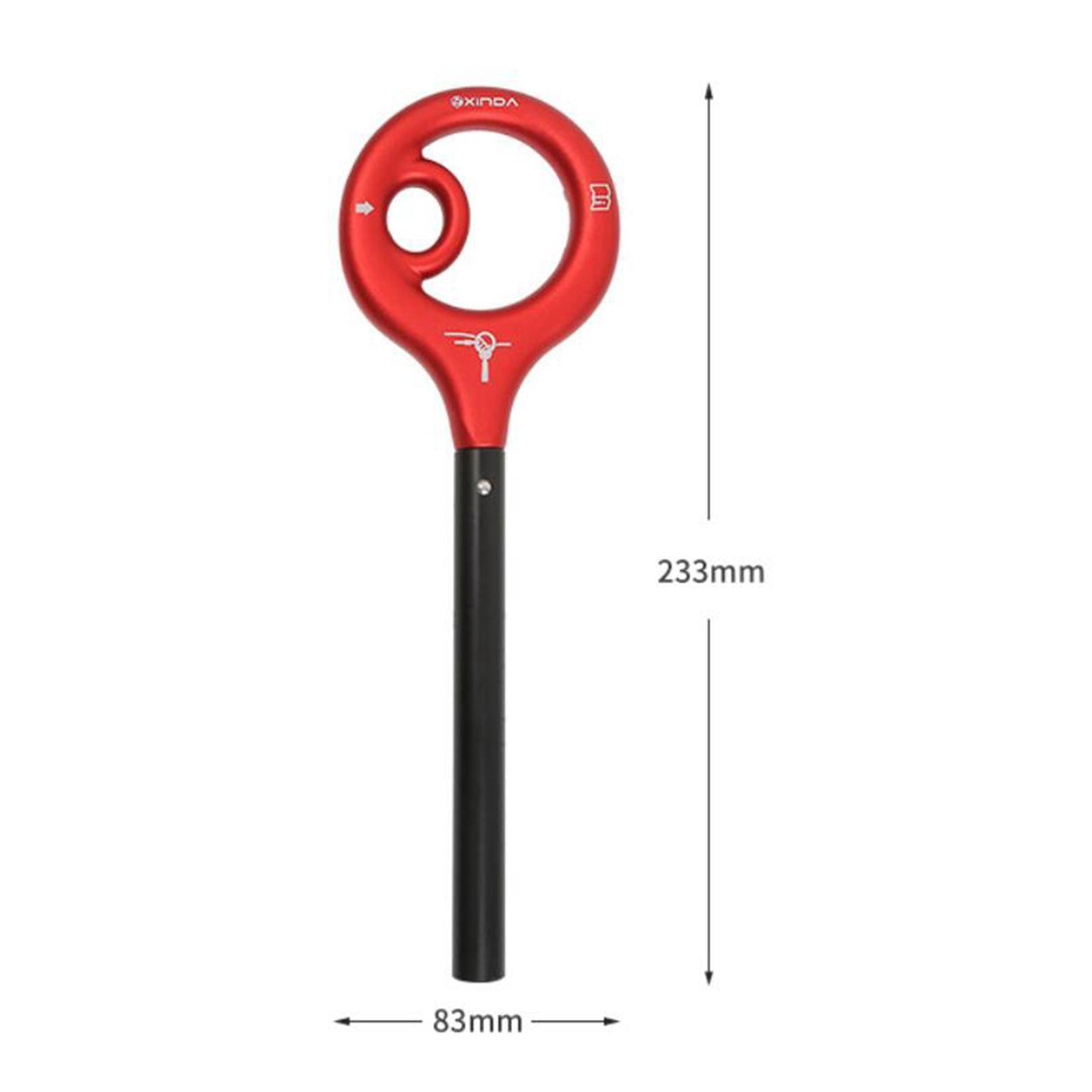 Climbing Rope Descender Rappelling Device Stop Rescuing Rappel