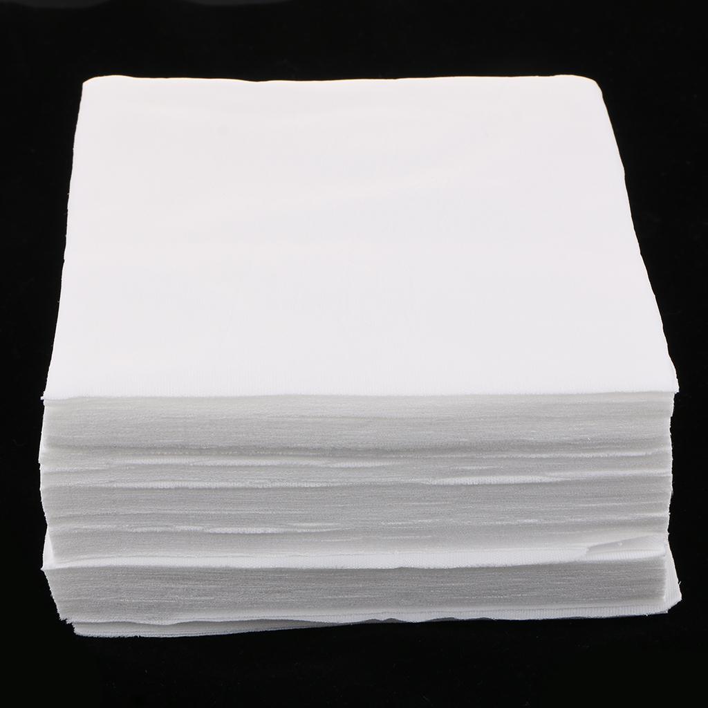 450Pcs Cleanroom Wiper Dustless Fiber Cloth Non-woven White 15x15CM 6''