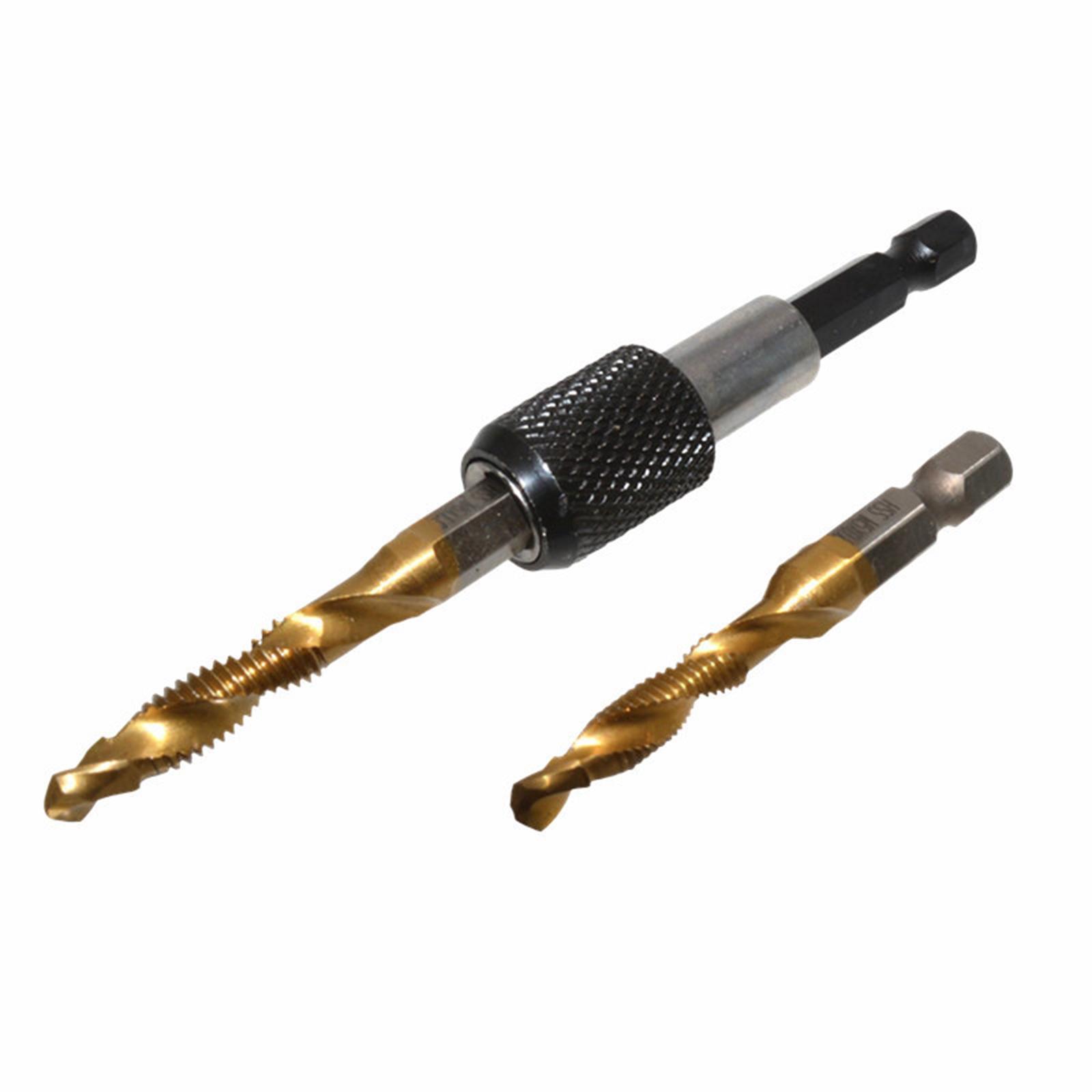 Metric SAE Thread bit drill bit Set Combination Drill bit for Tapping Deburring