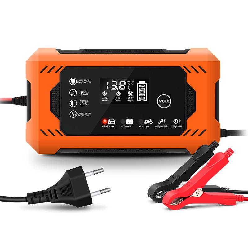 Sạc bình ắc quy 12V6A ưu đãi nhất đầy bảo vệ nối ngược tự ngắt bảo hiểm quá tải bảo hiểm xe máy ô tô sạc thông minh 12 volt