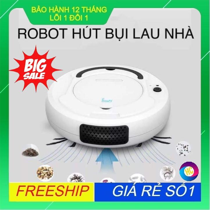 Robot hút bụi Bowai thông minh Tự Động Hút Bụi - Quét-Lau Sàn - Cảm Ứng Thông Minh.