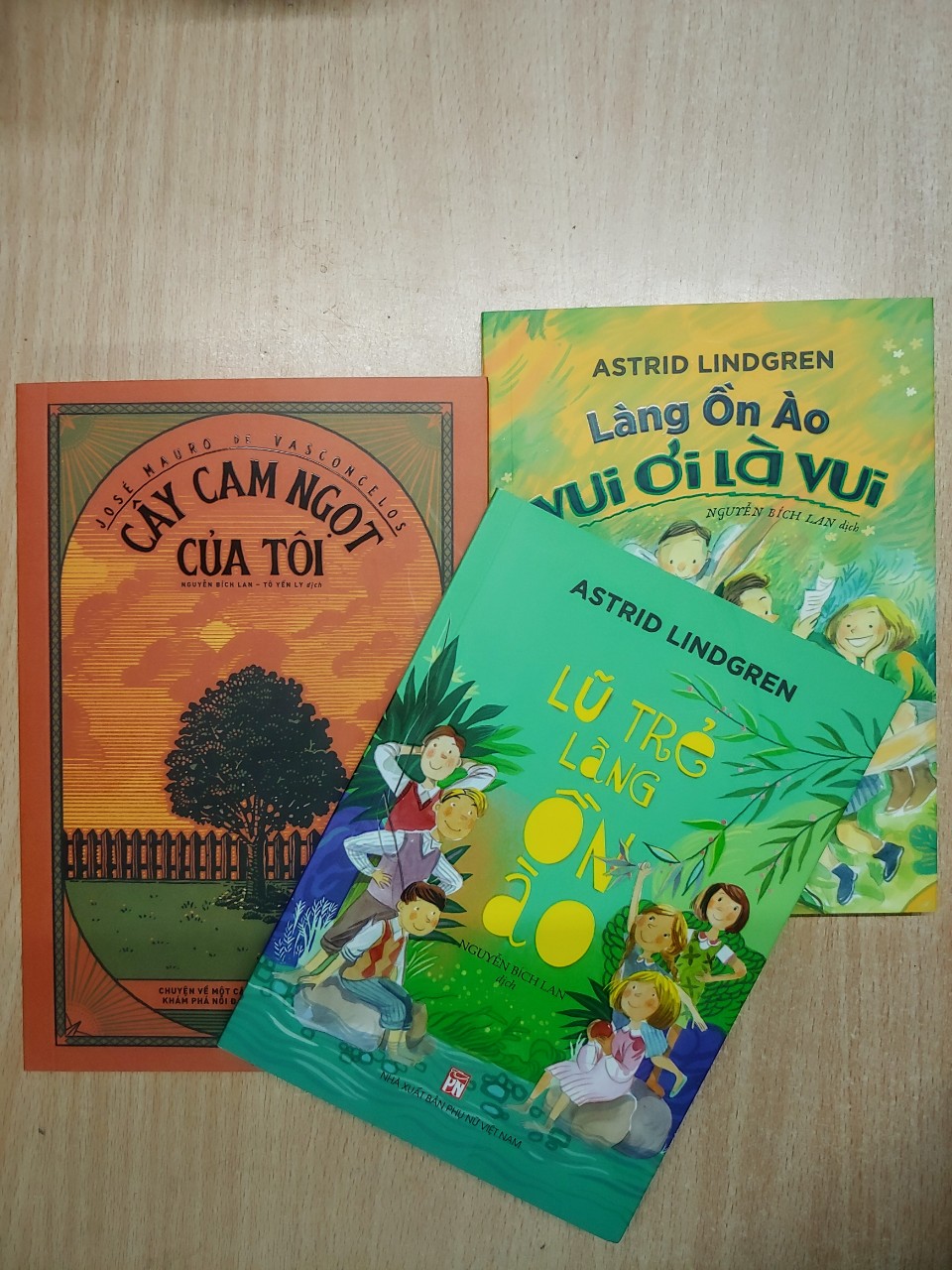 Combo 3 sách thiếu nhi: Cây cam ngọt của tôi + Lũ trẻ làng Ồn Ào + Làng Ồn Ào vui ơi là vui