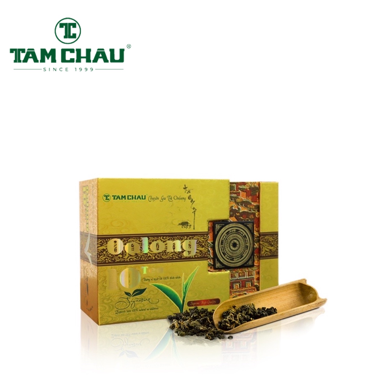 Trà Oolong Tâm Châu cao cấp 10 Tea hộp t320gr