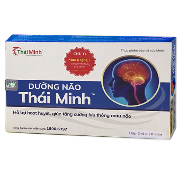 Thực phẩm bảo vệ sức khoẻ DƯỠNG NÃO hộp 20 viên