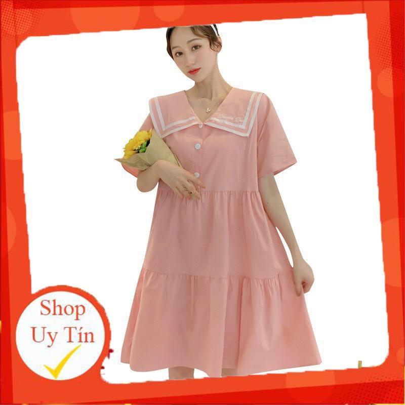 Đầm bầu thiết kế cao cấp chất lụa hànCam kết y hìnhthiết kế sang chẳng️free size 42~68kg