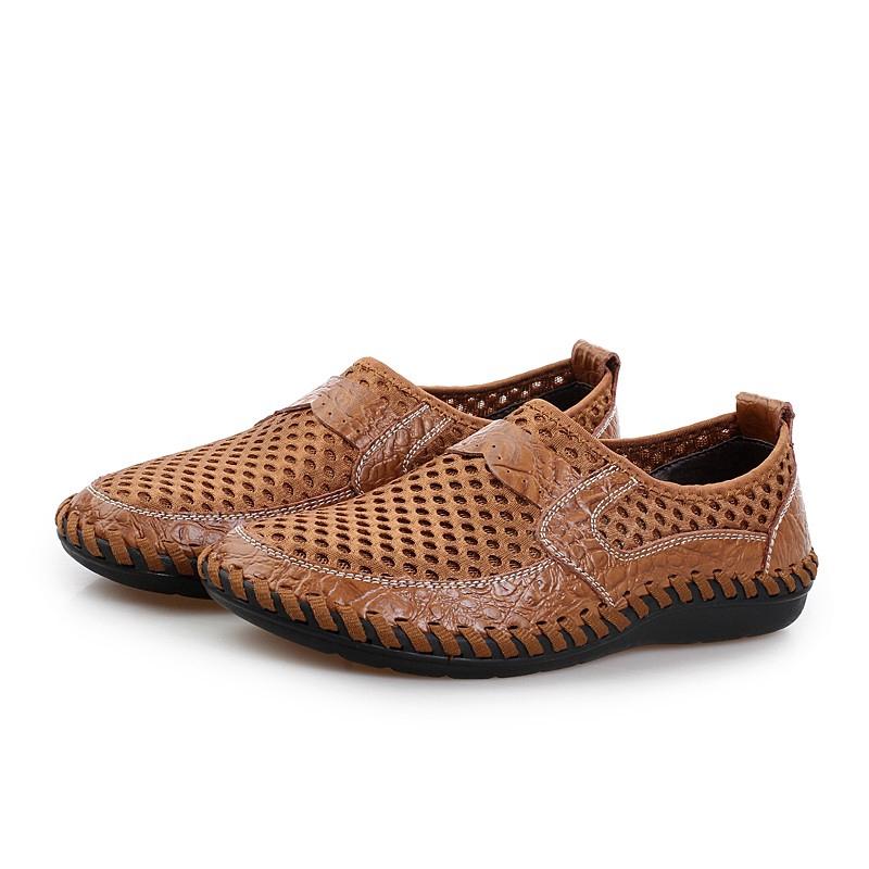 Giày lười bằng da mềm thời trang dành cho nam