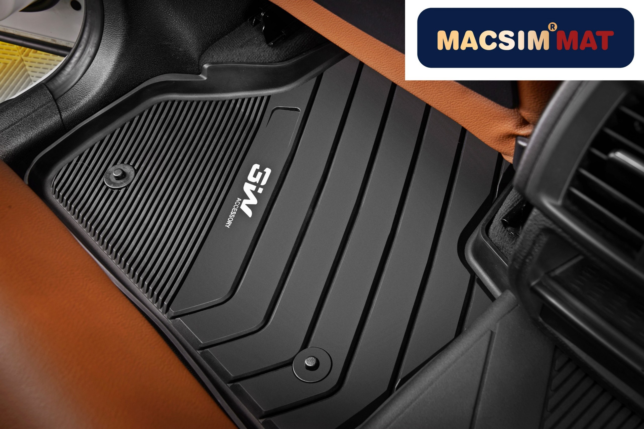 Thảm lót sàn xe ô tô dành cho BMW X3 2010 - 2018 Nhãn hiệu Macsim 3W chất liệu nhựa TPE đúc khuôn cao cấp - màu đen