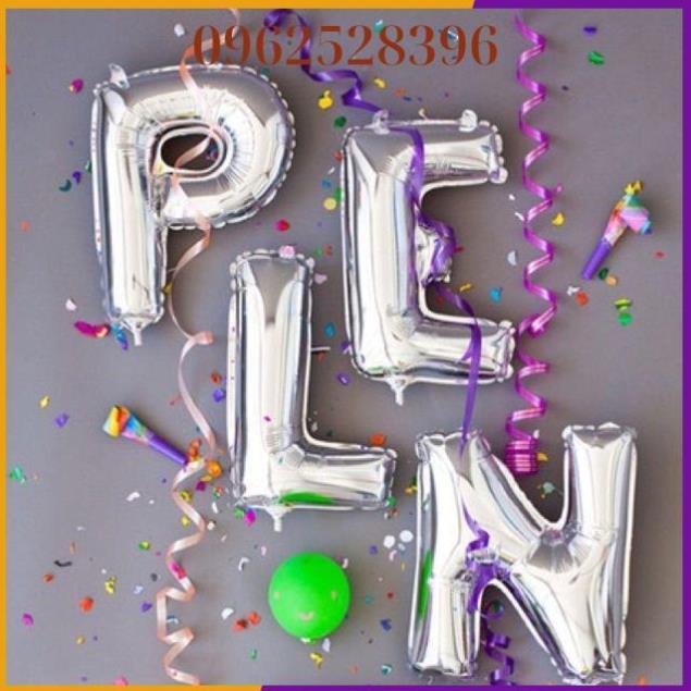 Bóng chữ lẻ ghép thành tên cái size 40cm