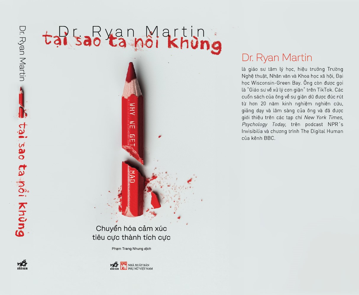 Sách - Tại sao ta nổi khùng (Dr. Ryan Martin) (Nhã Nam Official)