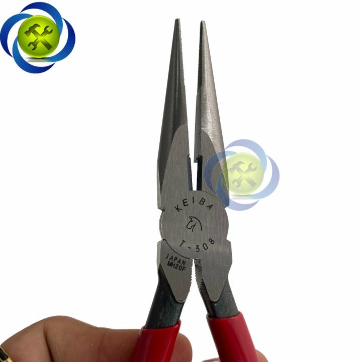 Kìm cắt mũi nhọn 200mm KEIBA T-308 Nhật Bản
