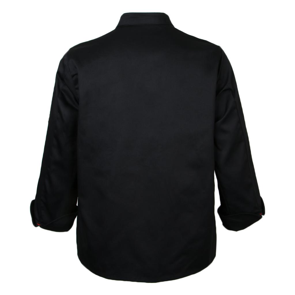 Fashion Unisex Chef Coat Kitchen Uniform Long Sleeves Jacket