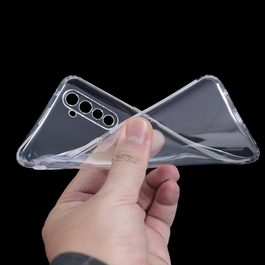 Ốp lưng Tpu Chống Sốc Trong Suốt Viền Chống Trơn Thế Hệ Mới Dành Cho Realme 6 Pro- Handtown- Hàng Chính Hãng
