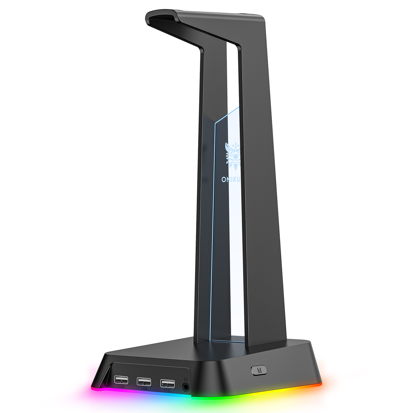 Combo Onikuma Gaming 5 (Tai Nghe X25 Black + Giá Đỡ ST-2 Black) - Hàng Chính Hãng