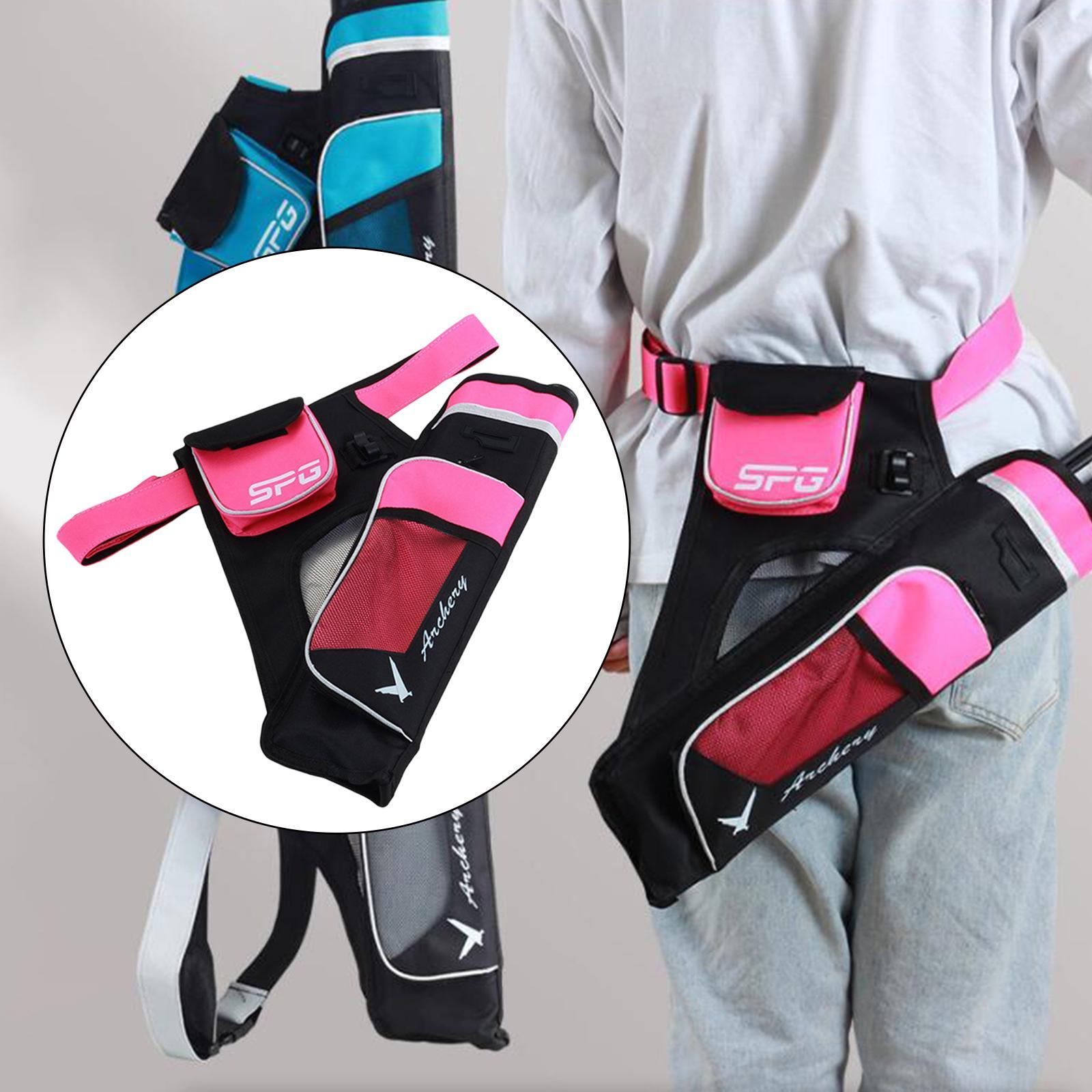 3 Tube Quiver Waist Bag Holder for Recurve Compound Bow Practice