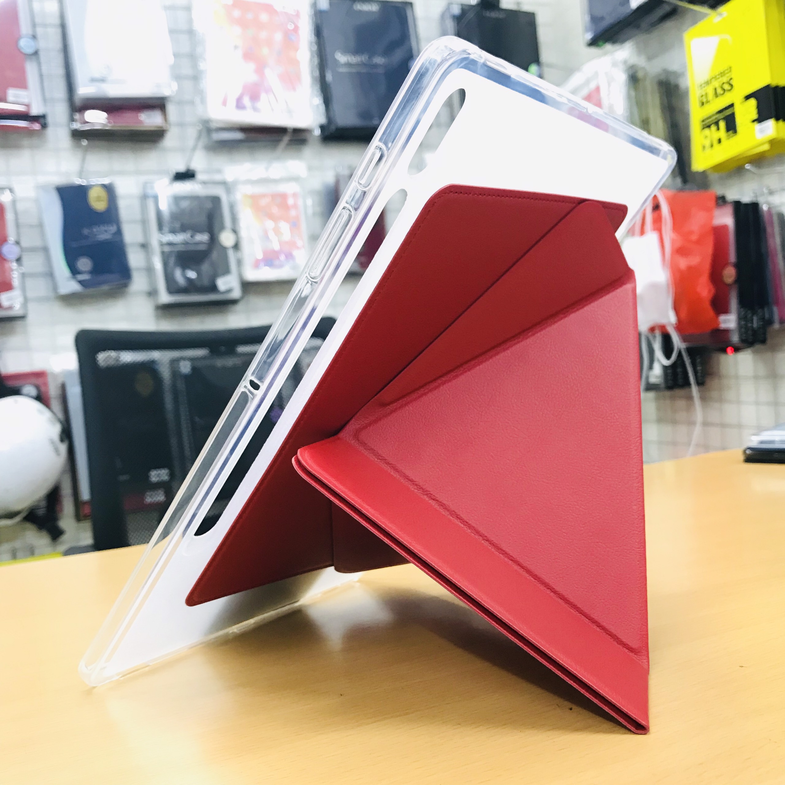 Bao Da dành cho Samsung Tab S6 T860/T865 chính hãng Onjess lưng silicon mềm, chống sốc Hỗ Trợ Smart Cover Đóng Mở Màn Hình - Hàng Chính Hãng