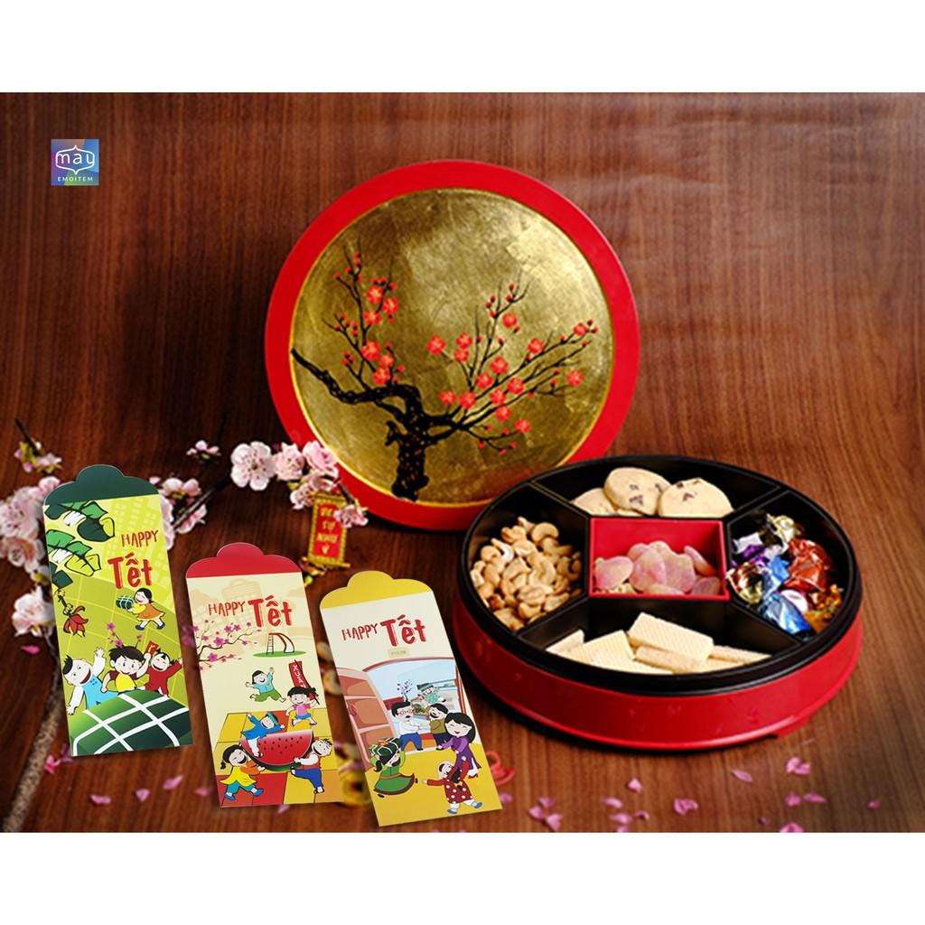 Bao lì xì set 15 chiếc 3 loại chủ đề Tết Chung Cư, Tết An Cư