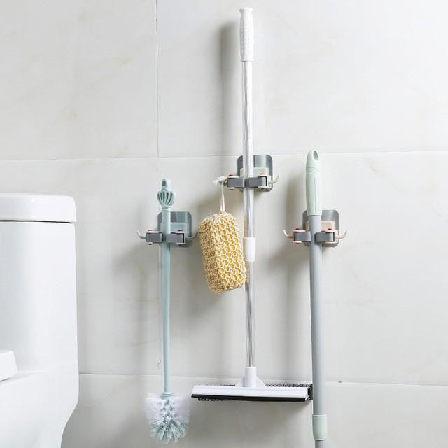 Bộ Móc Treo Chổi Cây Lau Nhà Đồ Đạc Gắn Tường Thần Thánh