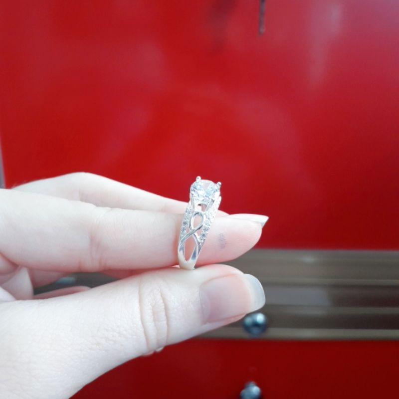 Nhẫn bạc đính đá YN JEWELRY