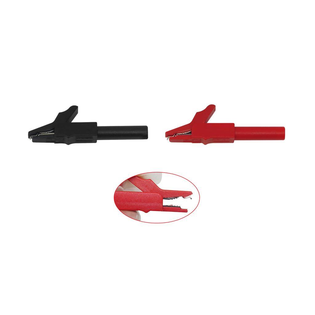 Multimeter Probe Test Hook Lead Probe Kit With Alligator Clip 4mm Banana Plug