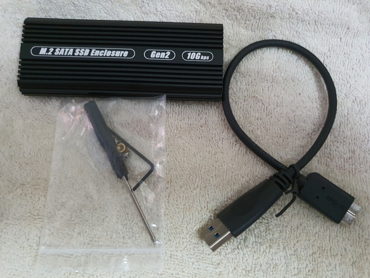 Hộp box chuyển ổ cứng laptop M2 ra ổ cứng di động, giao tiếp ra USB 3.0 - biến ssd thành ổ cứng di động - Hàng chính hãng