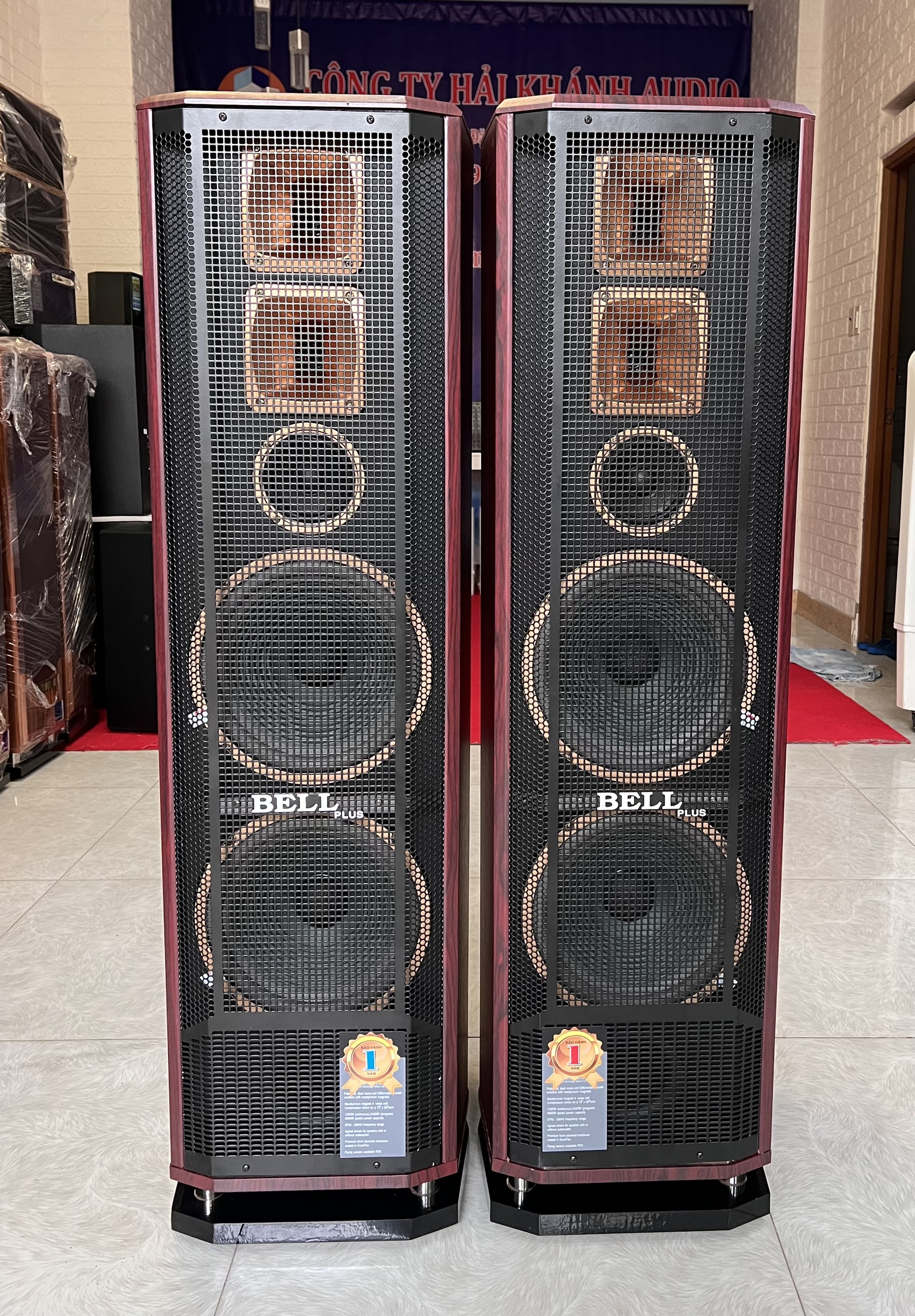 Loa đứng karaoke và nghe nhạc Full đôi 25 cao cấp BellPlus 1 cặp