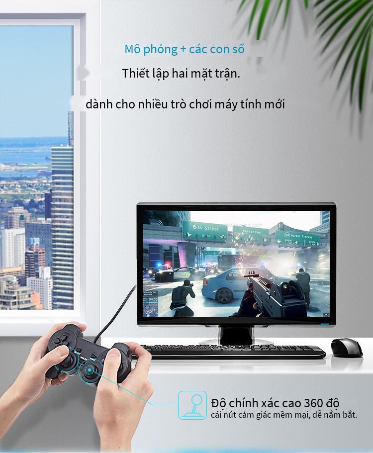 Tay cầm chơi game có dây PC giá tốt nhất Tay cầm chơi game Máy tính Tay cầm chơi game USB