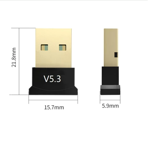 USB Bluetooth Dongle Bluetooth 5.3 – Bộ thu phát BT không dây cho PC, Laptop hàng chính hãng