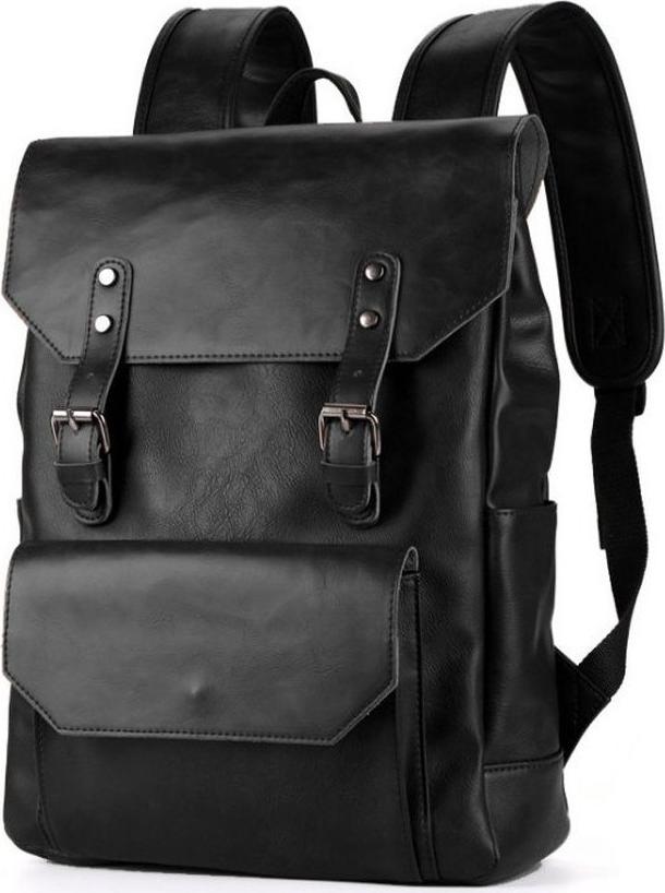 Men's Crazy Horse Leather Backpack Retro student Bag