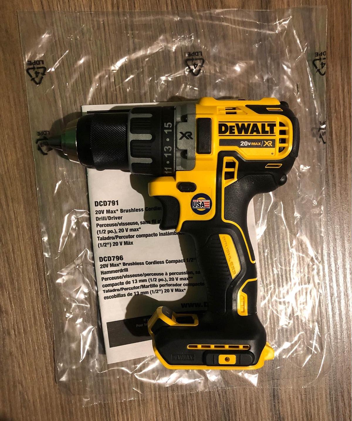 THÂN MÁY KHOAN PIN CẦM TAY 18V DEWALT DCD791N- HÀNG CHÍNH HÃNG