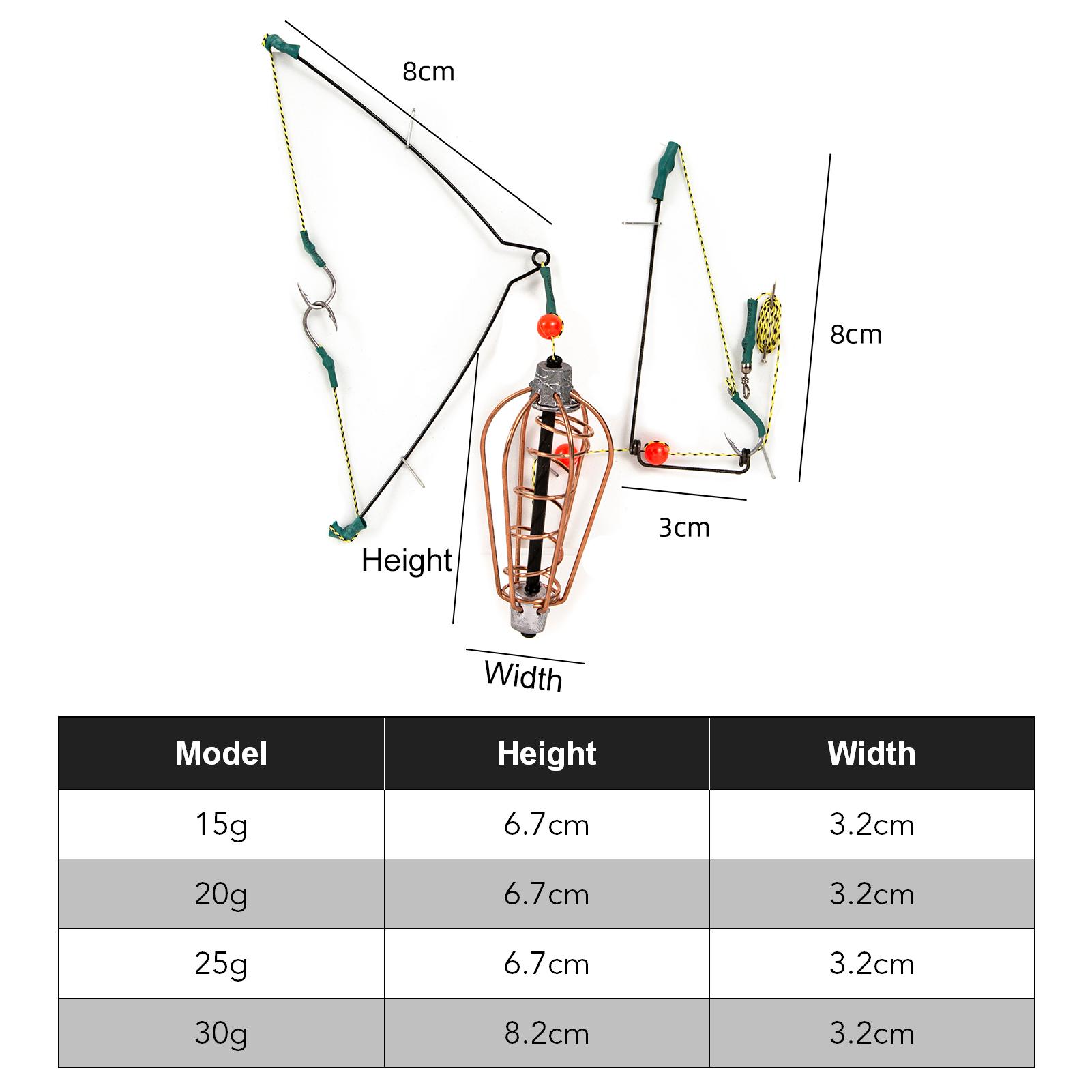 Lồng Đựng Mồi Câu Cá 15G 20G 25G 30G