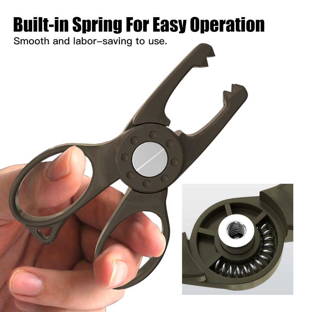 Mini Fishing Pliers Plastic Fish Gripper Fish Grabber Fish Pliers Fish Holder Fishing Clamp Tackle Tools