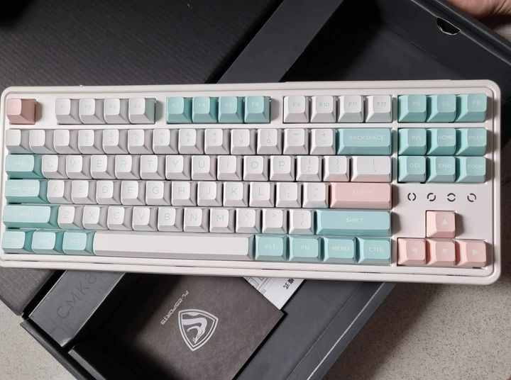 Bàn phím máy tính FL-Esports CMK87SAM Mashmallow 3 Mode _Mới, hàng chính hãng