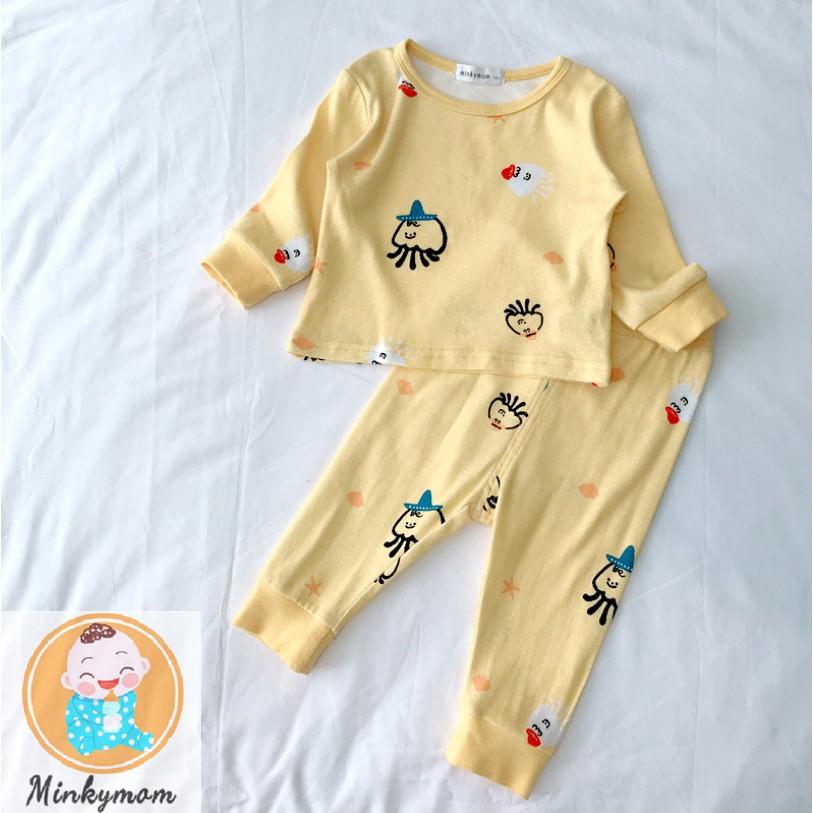 Bộ Dài Tay Thu Đông MinkyMom Hoạ Tiết Cho Bé Hàng Quảng Châu