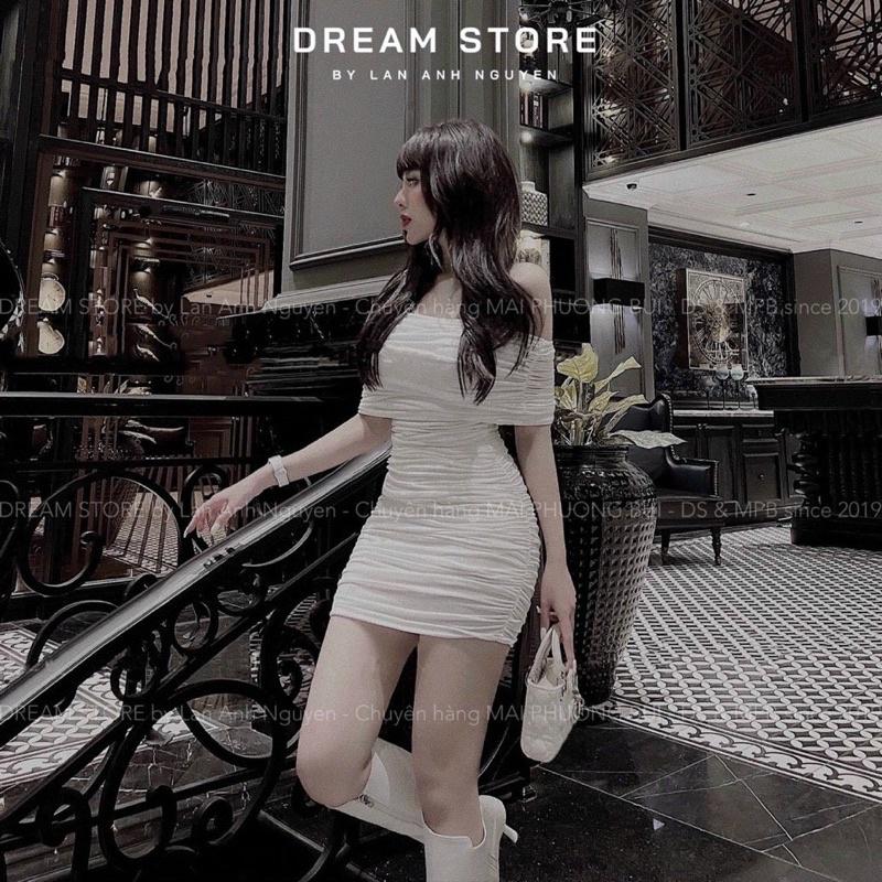 Đầm trễ vai nhúng