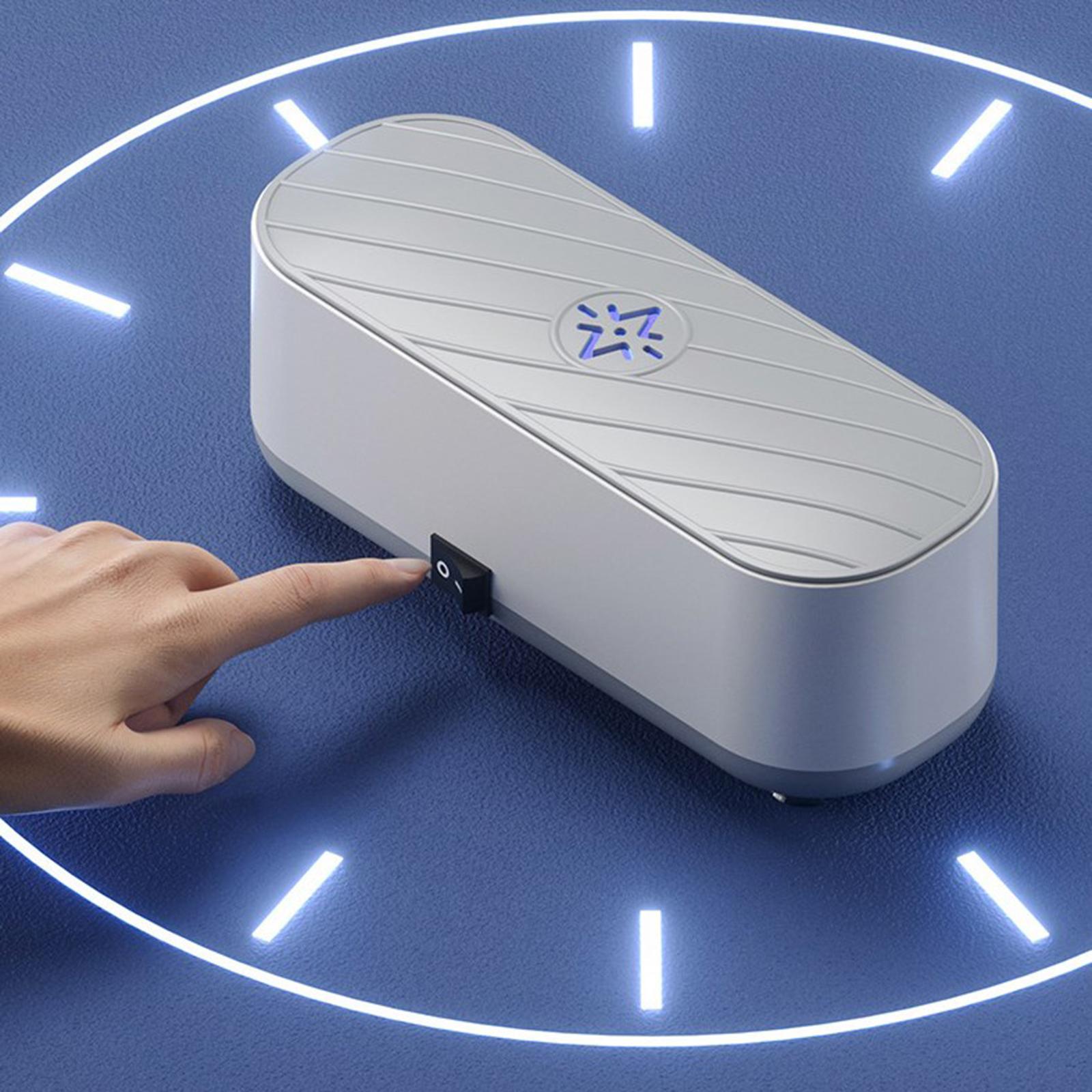 Glasses Cleaning Machine Jewelry Cleaner ,360 Fast Cleaning Efficient Cleaning Portable, Vibration for Combs Watches