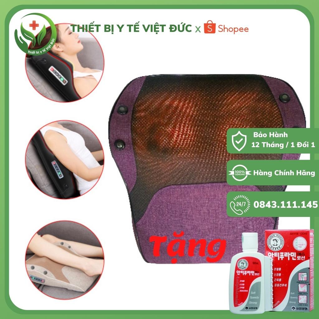 Gối Massage Lưng và Cổ Hồng Ngoại Cao Cấp - HỖ TRỢ GIẢM ĐAU NHỨC CHO NGƯỜI THOÁT VỊ ĐĨA ĐỆM
