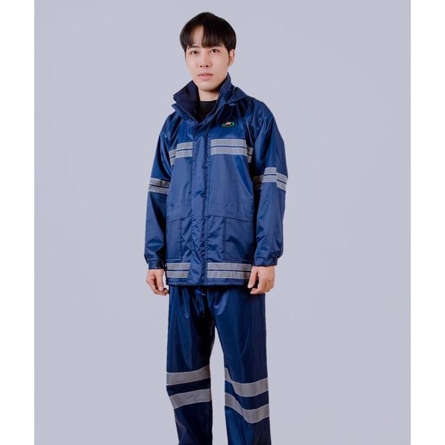 Áo mưa bộ 2 lớp phản Quang cao cấp