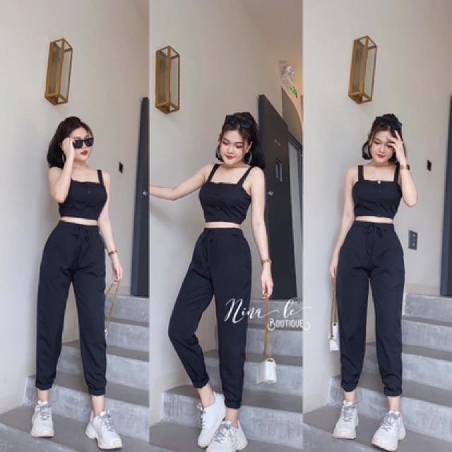 Set bộ thể thao su bột 2 dây cực cá tính kèm hình thật