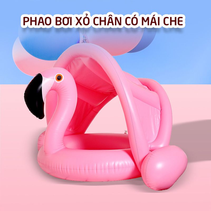 Phao bơi xỏ chân tạo hình Thiên Nga có mái che DPZC5 Sportslink