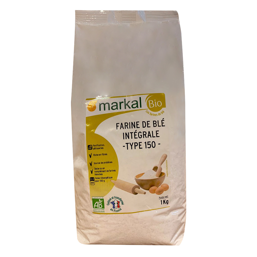 Bột Mì Nguyên Cám Hữu Cơ Markal 1Kg