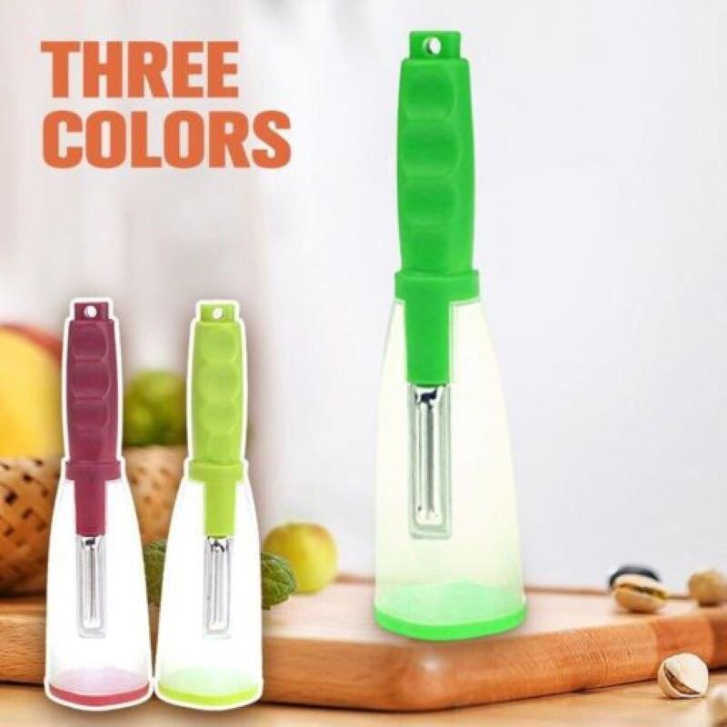 Peeler With Rubbish Bin Stainless Steel Multi-function Vegetable Peeler Cutter Peeler Carrot Grater Kitchen Accessories Gadget