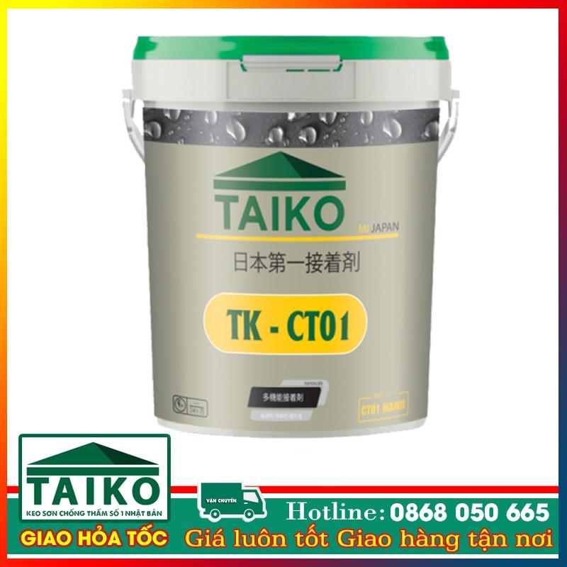 [Hàng Chính Hãng - BH 2 Năm]Keo Chống Thấm PU (Polyurethane) Taiko CT01 - Thùng 18 Lít