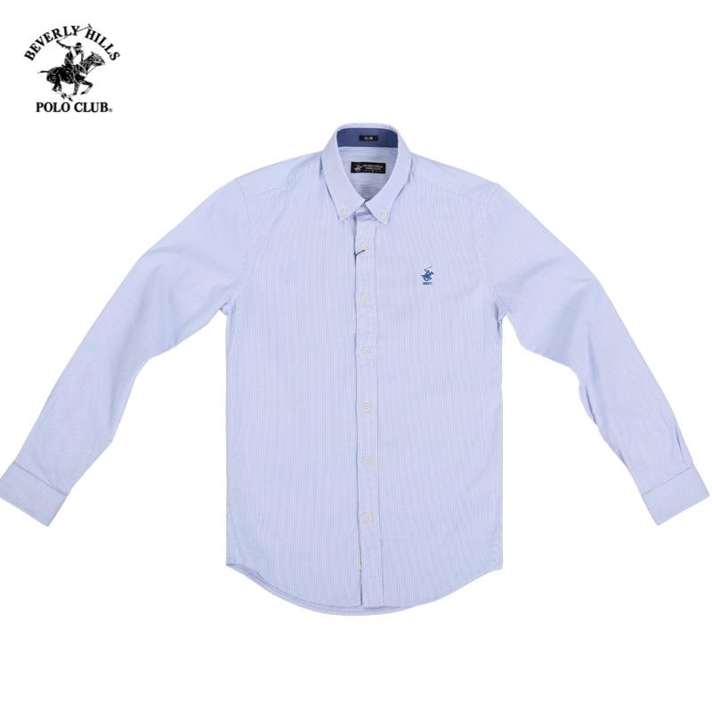 Áo sơ mi Dài tay Nam Beverly Hills Polo Club Slimfit Xanh CMSLS20TL019