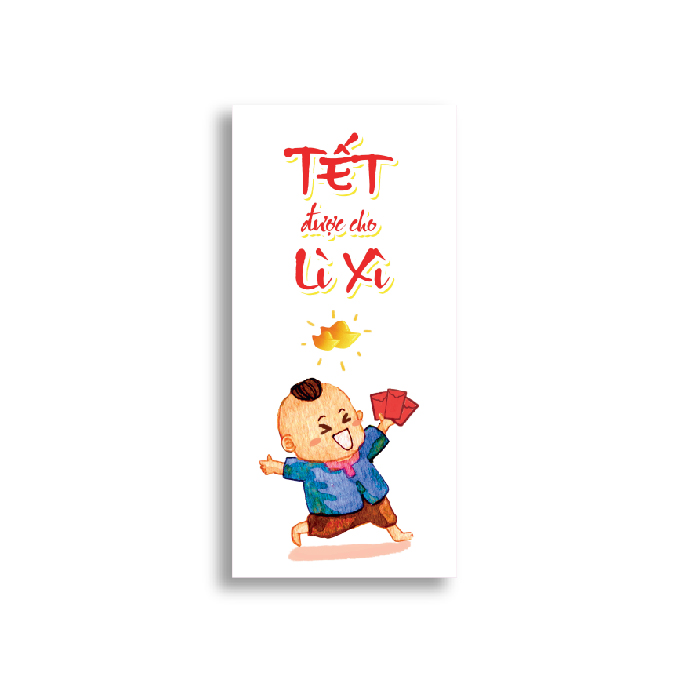 Combo Lì xì tết đến Maisencards (5 cái) Mẫu ngãu nhiên