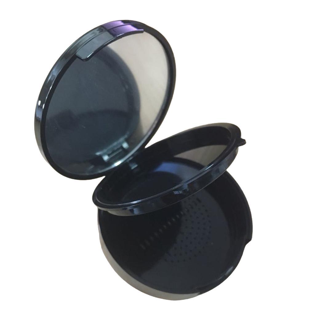 2x Empty Powder Case Face Powder Blusher Makeup Cosmetic Jars Containers