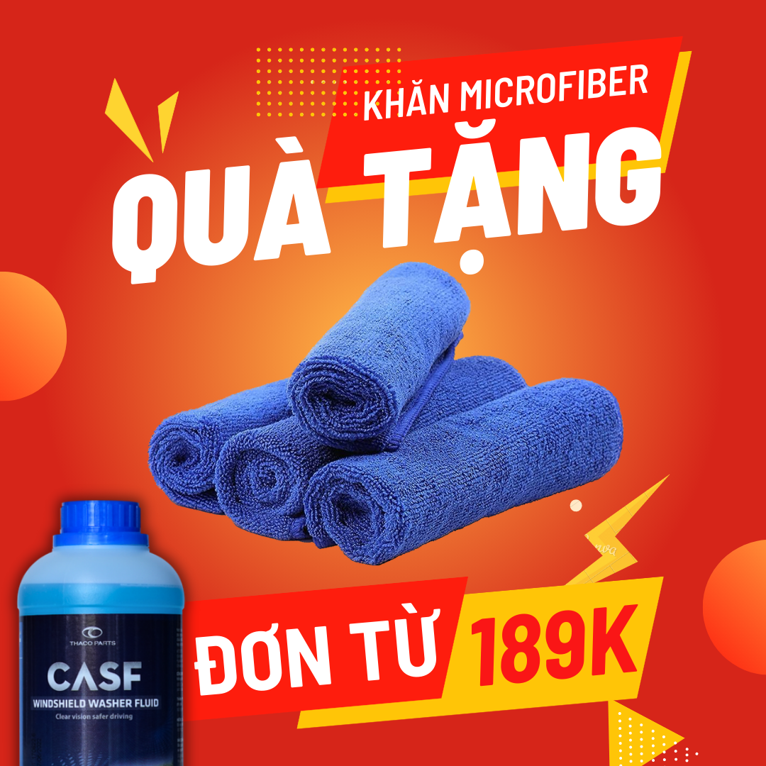 Nước rửa kính xe ô tô THACO CASF dùng cho xe TOYOTA, MAZDA, KIA - Không cần pha - Tiêu chuẩn Nhật Bản