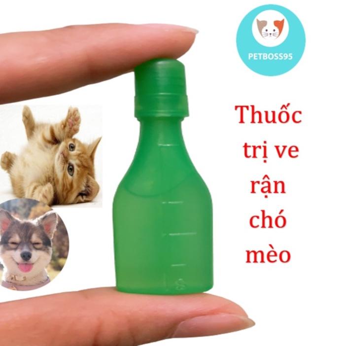 Chai thuốc trị ve rận cho thú cưng chó mèo 2.5ml