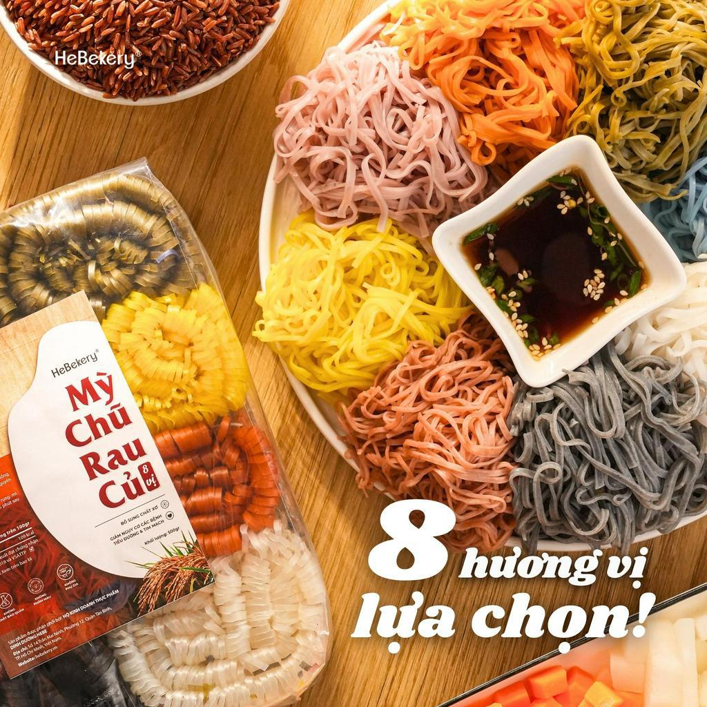 Mì Chũ Rau Củ Tự Nhiên - Mì Chũ Ăn Kiêng Healthy HeBekery by HeBe